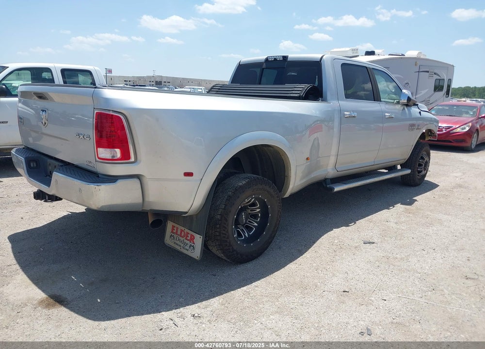 2017 RAM 3500 LAIE LONGHORN  4X4 8' BOX VIN: 3C63RRKL1HG662277