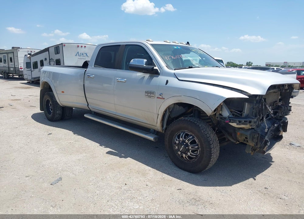 2017 RAM 3500 LAIE LONGHORN  4X4 8' BOX VIN: 3C63RRKL1HG662277
