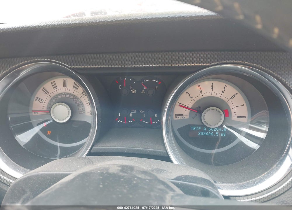 2012 FORD MUSTANG VIN: 1ZVBP8FF7C5243520