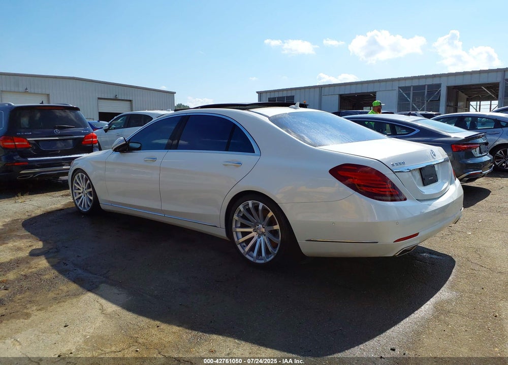 2016 MERCEDES-BENZ S CLASS VIN: WDDUG8FB6GA255136