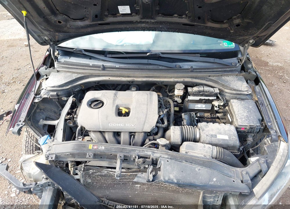2018 HYUNDAI ELANTRA VIN: KMHD74LFXJU628187