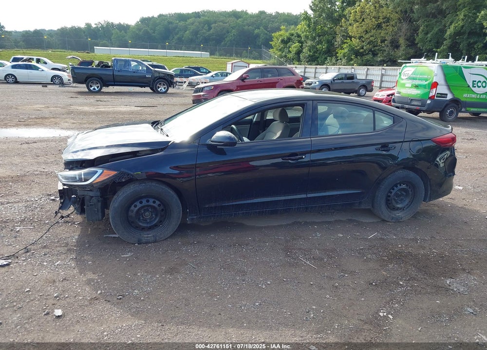 2018 HYUNDAI ELANTRA VIN: KMHD74LFXJU628187