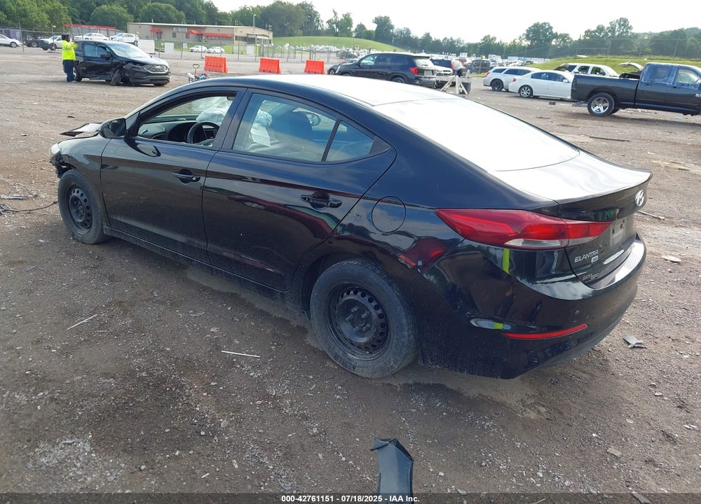 2018 HYUNDAI ELANTRA VIN: KMHD74LFXJU628187