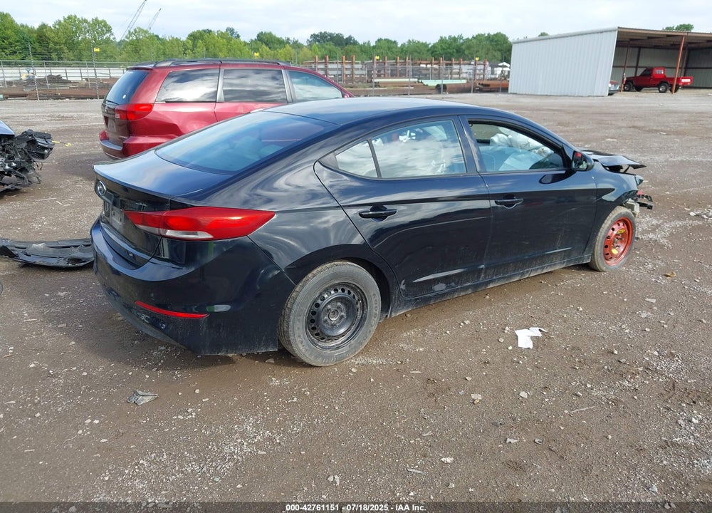 2018 HYUNDAI ELANTRA VIN: KMHD74LFXJU628187