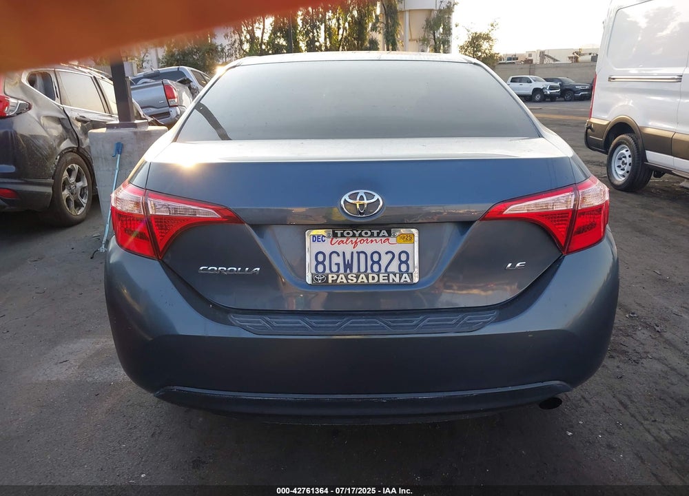 2019 TOYOTA COROLLA LE VIN: 5YFBURHE9KP861204