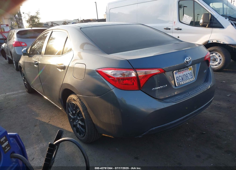2019 TOYOTA COROLLA LE VIN: 5YFBURHE9KP861204