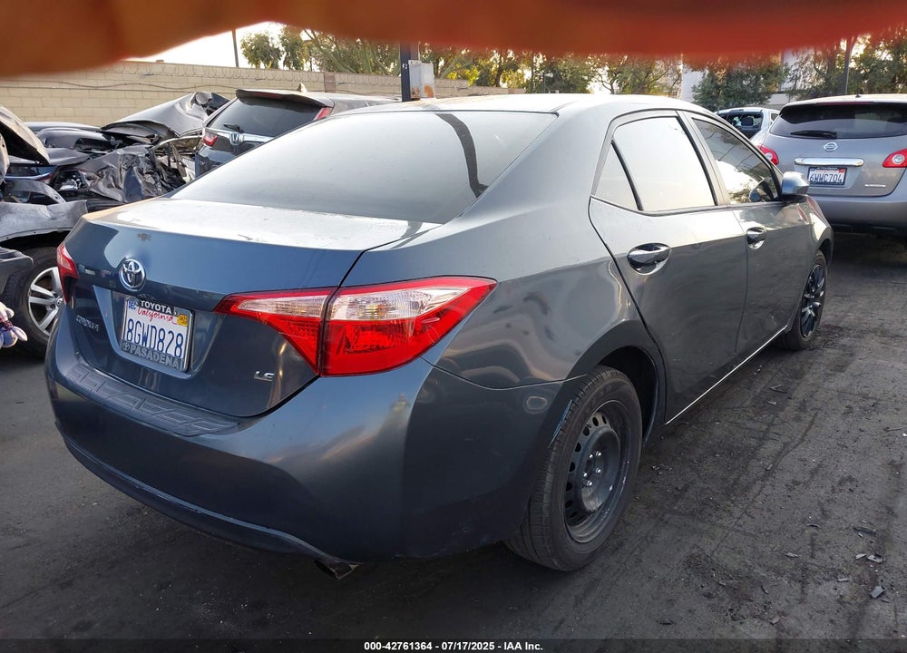 2019 TOYOTA COROLLA LE VIN: 5YFBURHE9KP861204