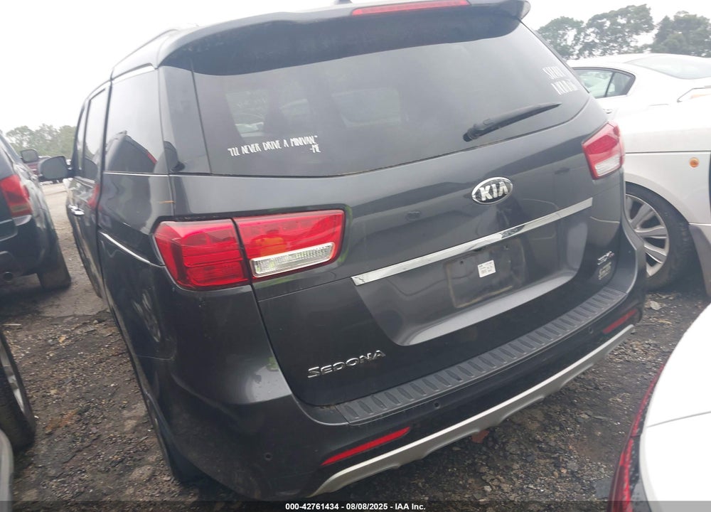 2015 KIA SEDONA VIN: KNDME5C16F6044904