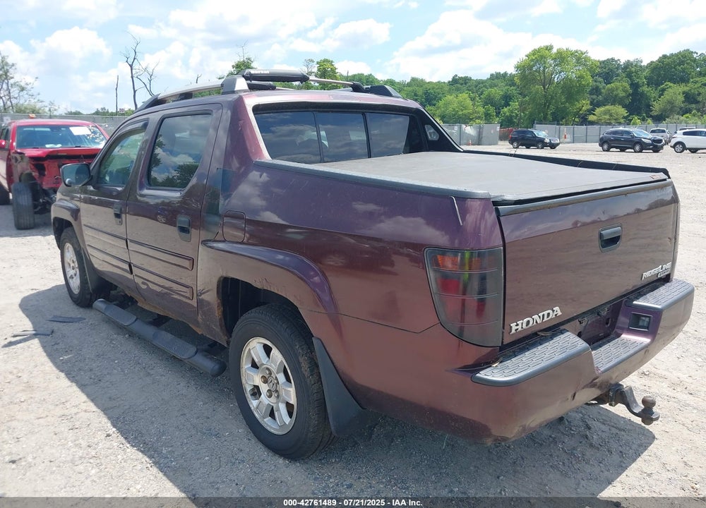 2007 HONDA RIDGELINE VIN: 2HJYK16297H550343