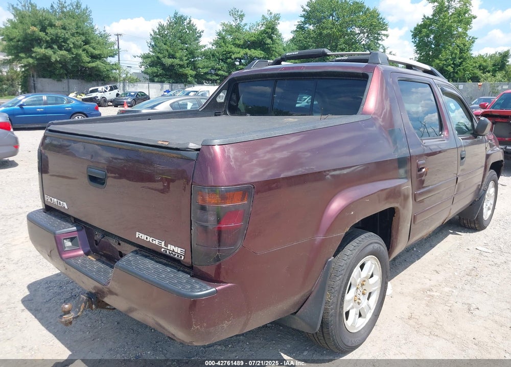 2007 HONDA RIDGELINE VIN: 2HJYK16297H550343