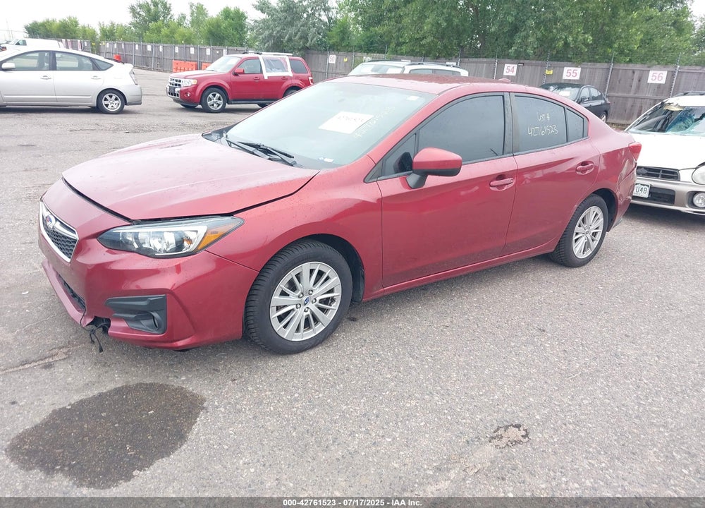 2018 SUBARU IMPREZA VIN: 4S3GKAD66J3621238
