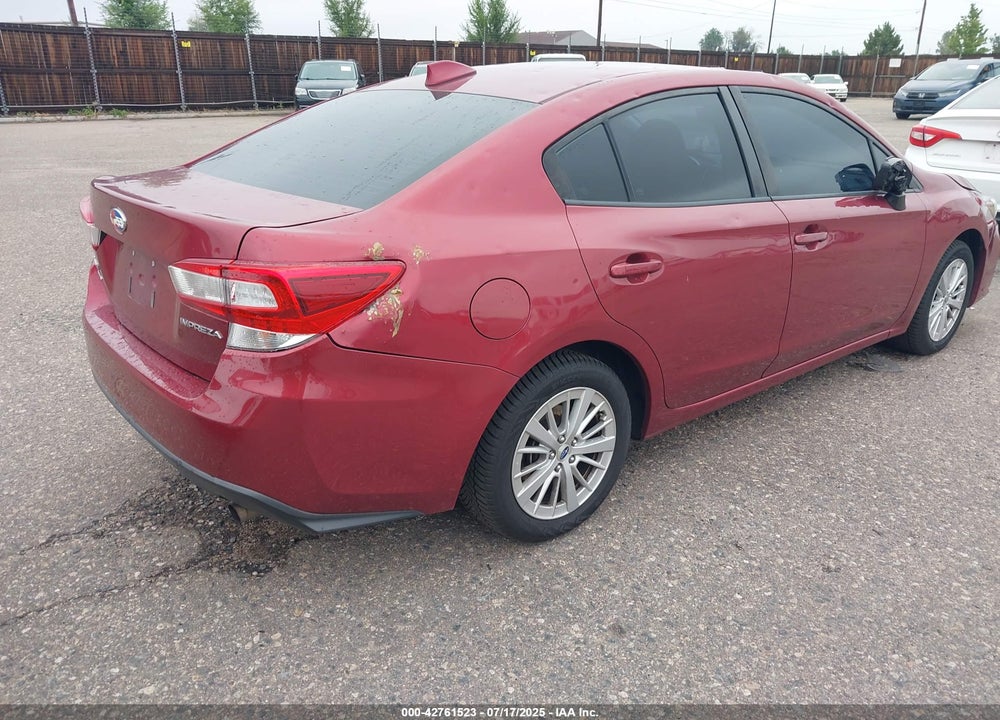 2018 SUBARU IMPREZA VIN: 4S3GKAD66J3621238
