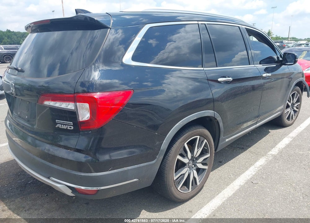 2019 HONDA PILOT TOURING VIN: 5FNYF6H90KB092917