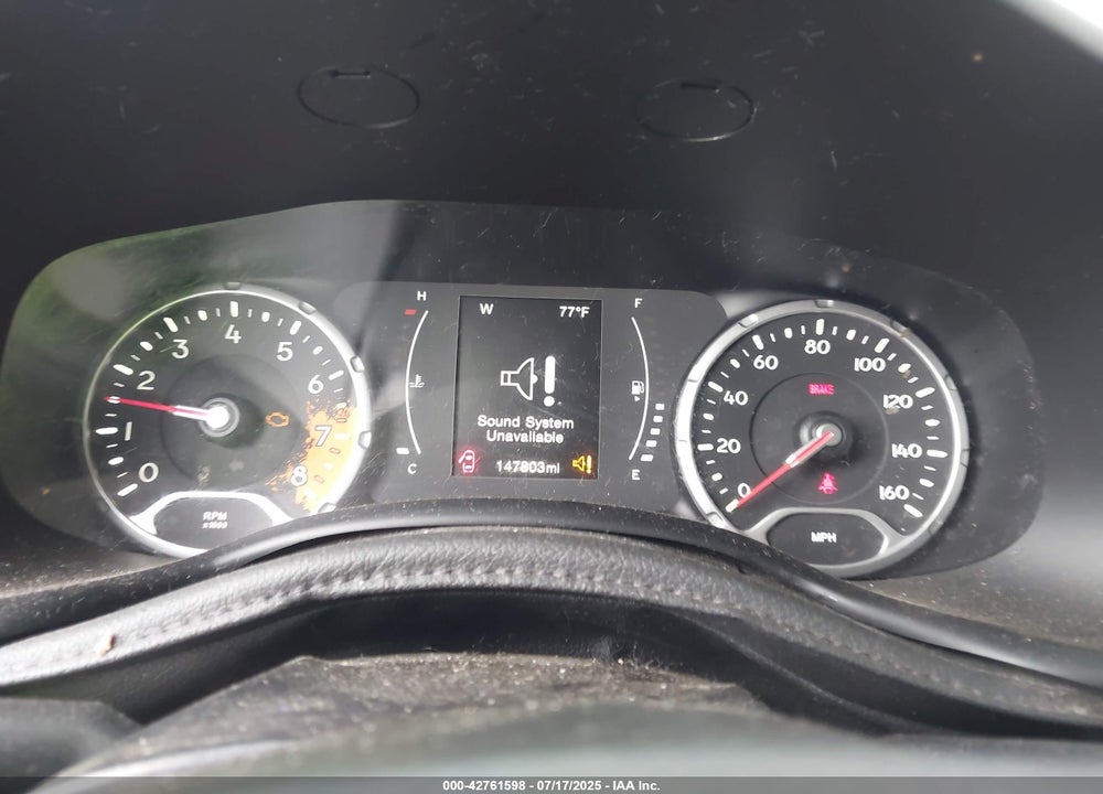 2016 JEEP RENEGADE VIN: ZACCJABW5GPE30662