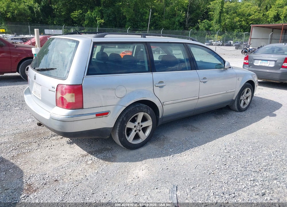 2004 VOLKSWAGEN PASSAT GLX VIN: WVWYH63B74E001540