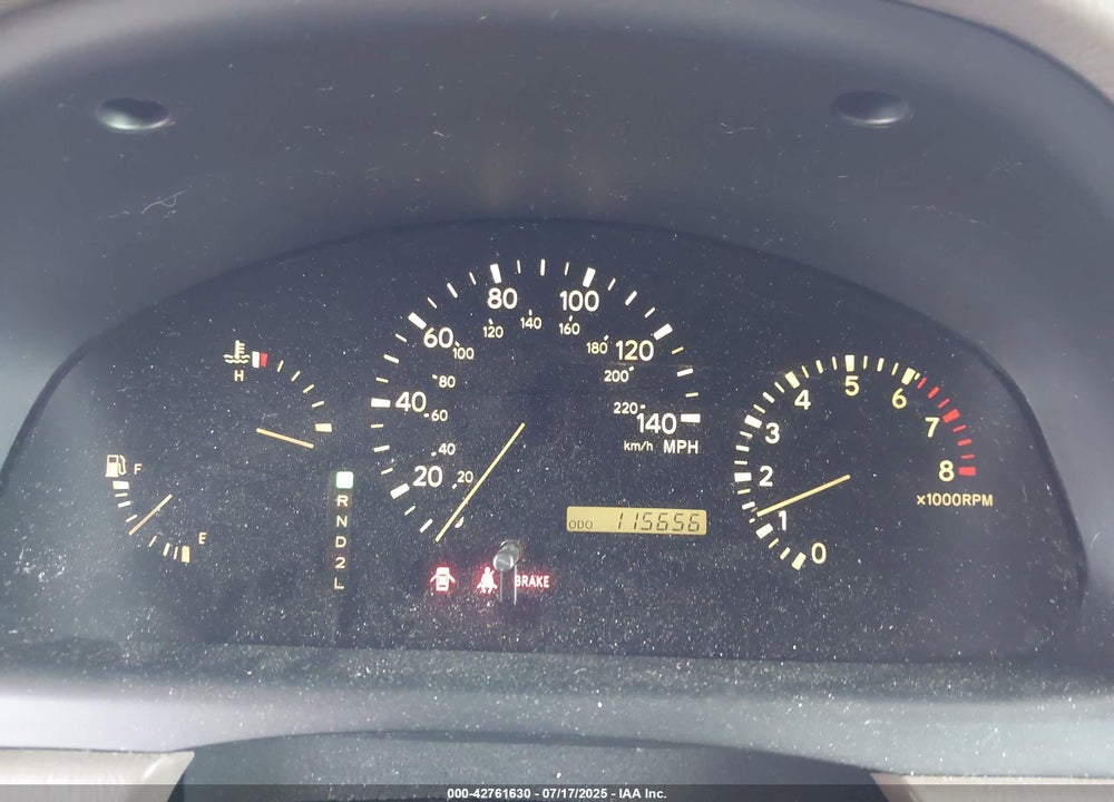2001 LEXUS RX 300 VIN: JTJHF10U510184280
