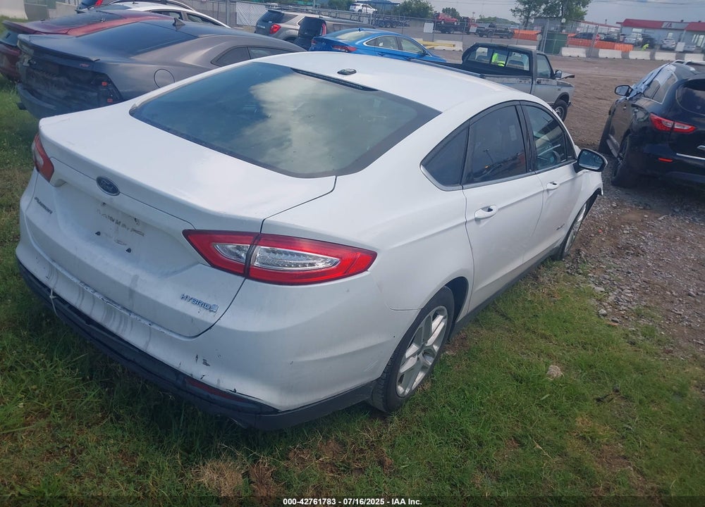 2014 FORD FUSION HYBRID VIN: 3FA6P0UUXER360070