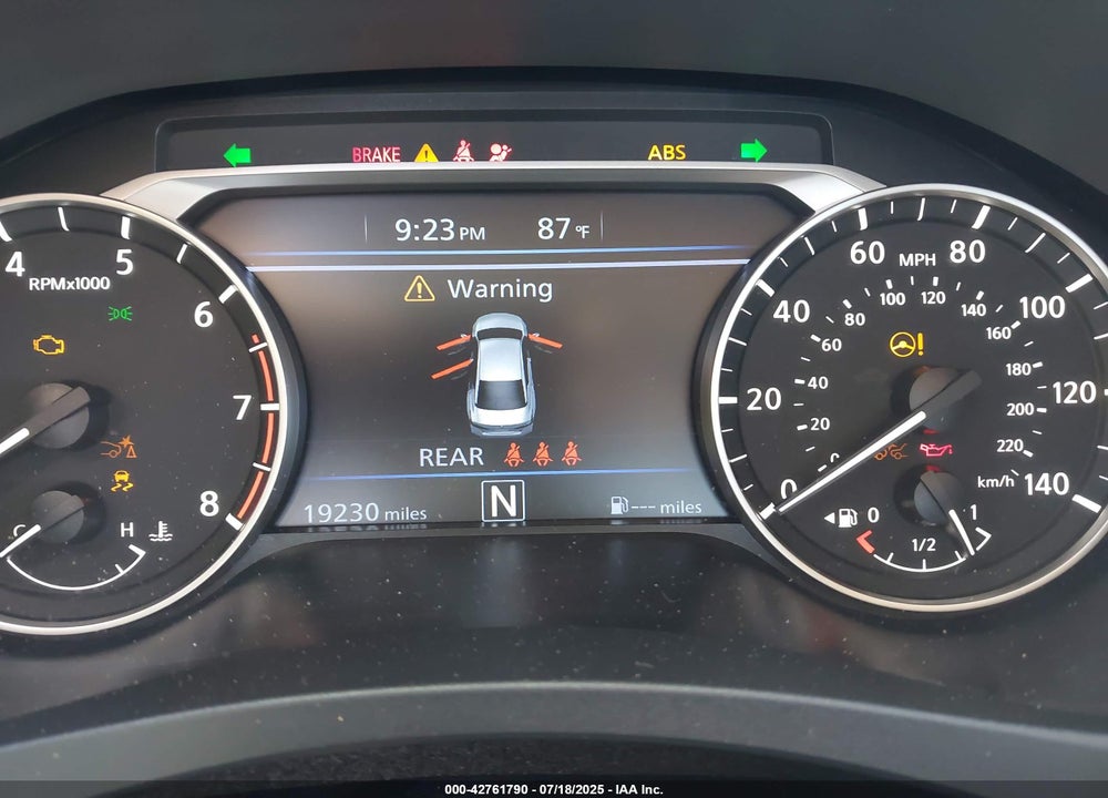 2025 NISSAN ALTIMA VIN: 1N4BL4DV9SN324413