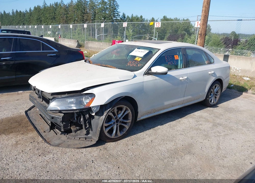 2014 VOLKSWAGEN PASSAT VIN: 1VWBT7A39EC089779