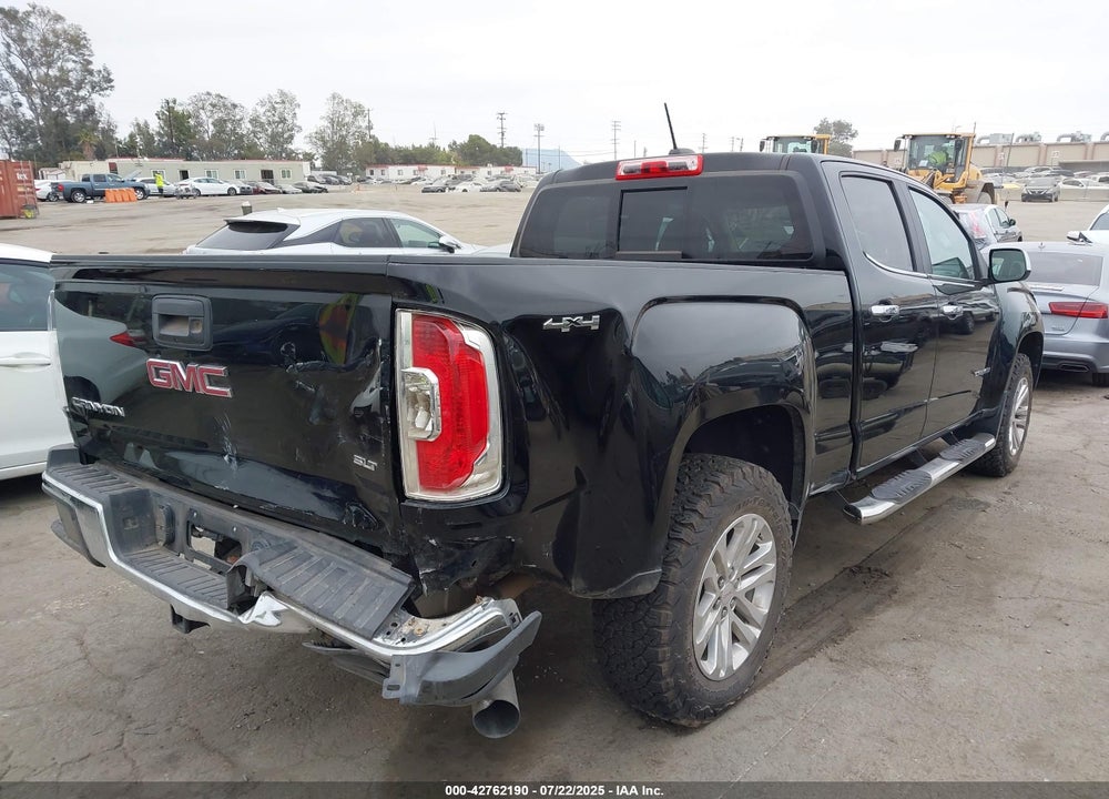2016 GMC CANYON SLT VIN: 1GTP6DE15G1338522