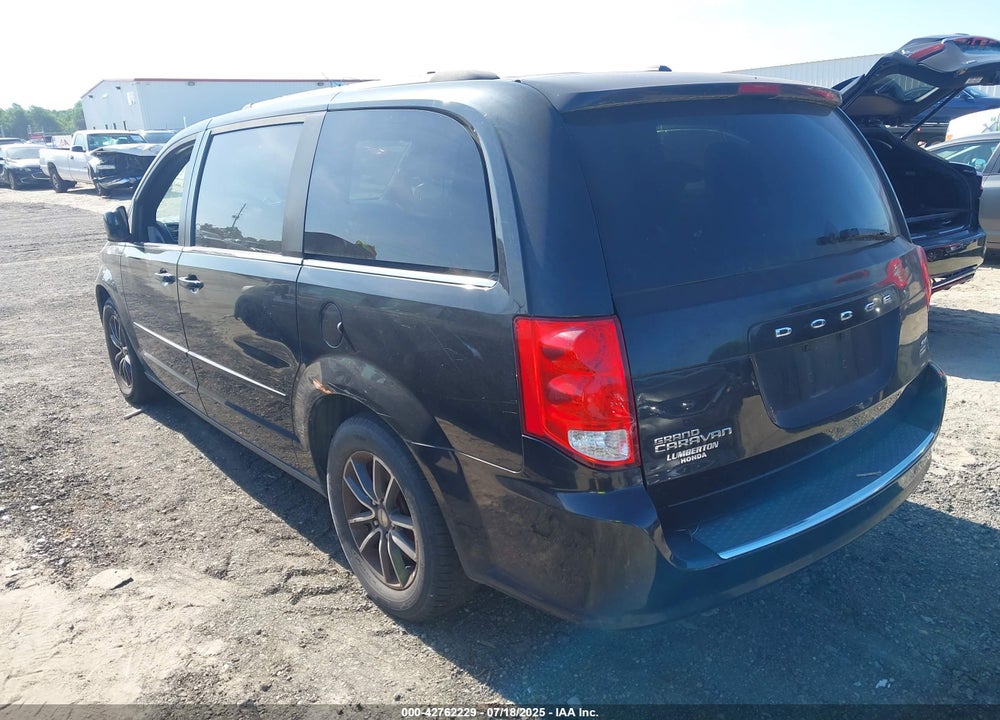 2017 DODGE GRAND CARAVAN SXT VIN: 2C4RDGCG4HR589214