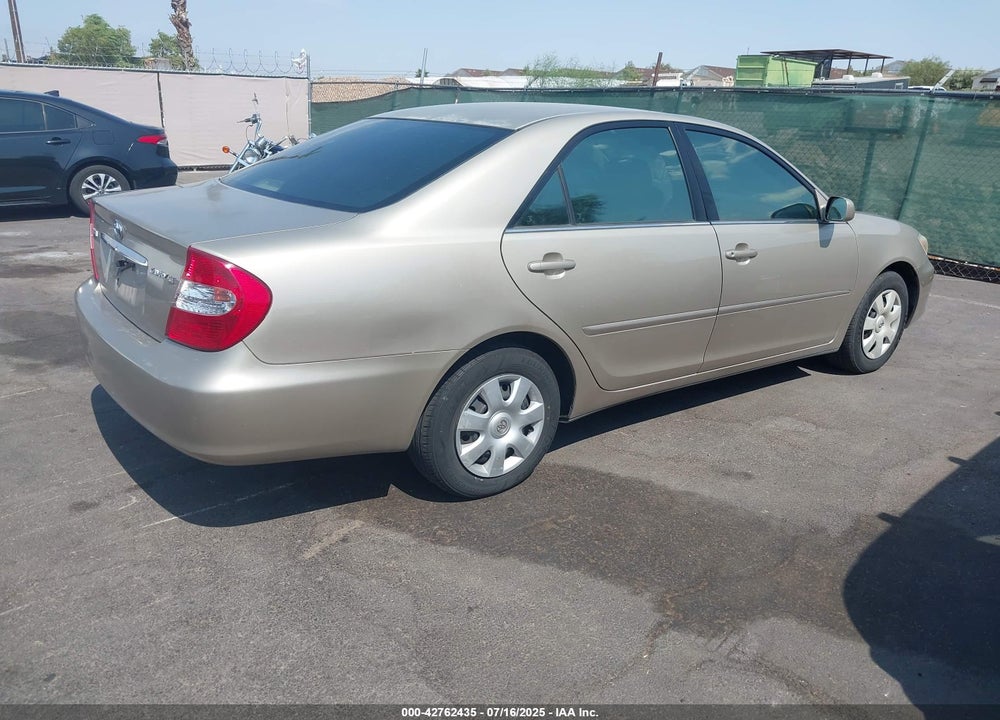 2004 TOYOTA CAMRY LE VIN: 4T1BE30K34U367742