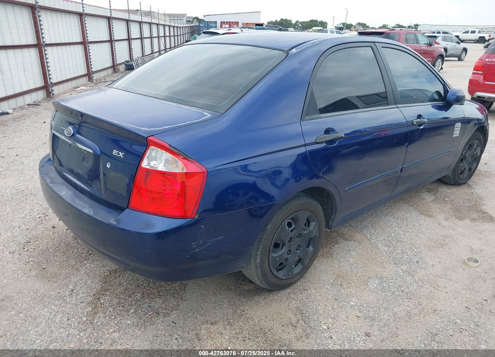 2006 KIA SPECTRA VIN: KNAFE121465256612