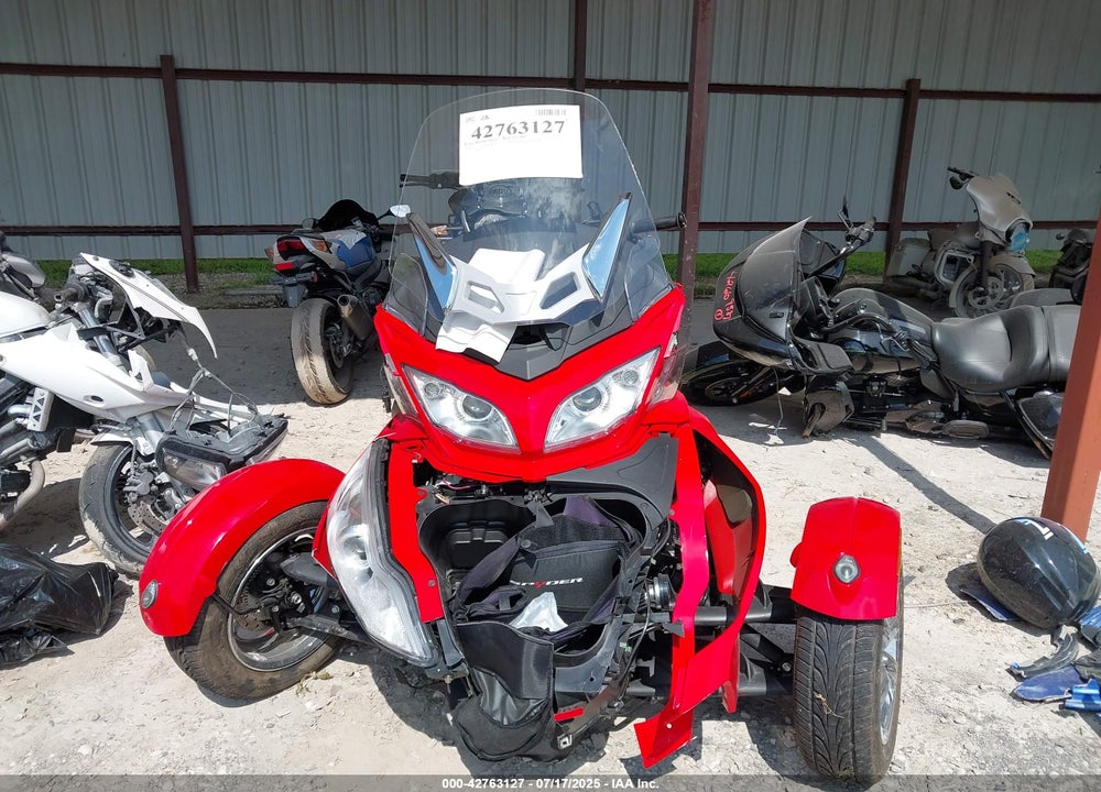 2012 CAN-AM SPYDER ROADSTER RTS VIN: 2BXJBHC1XCV001269