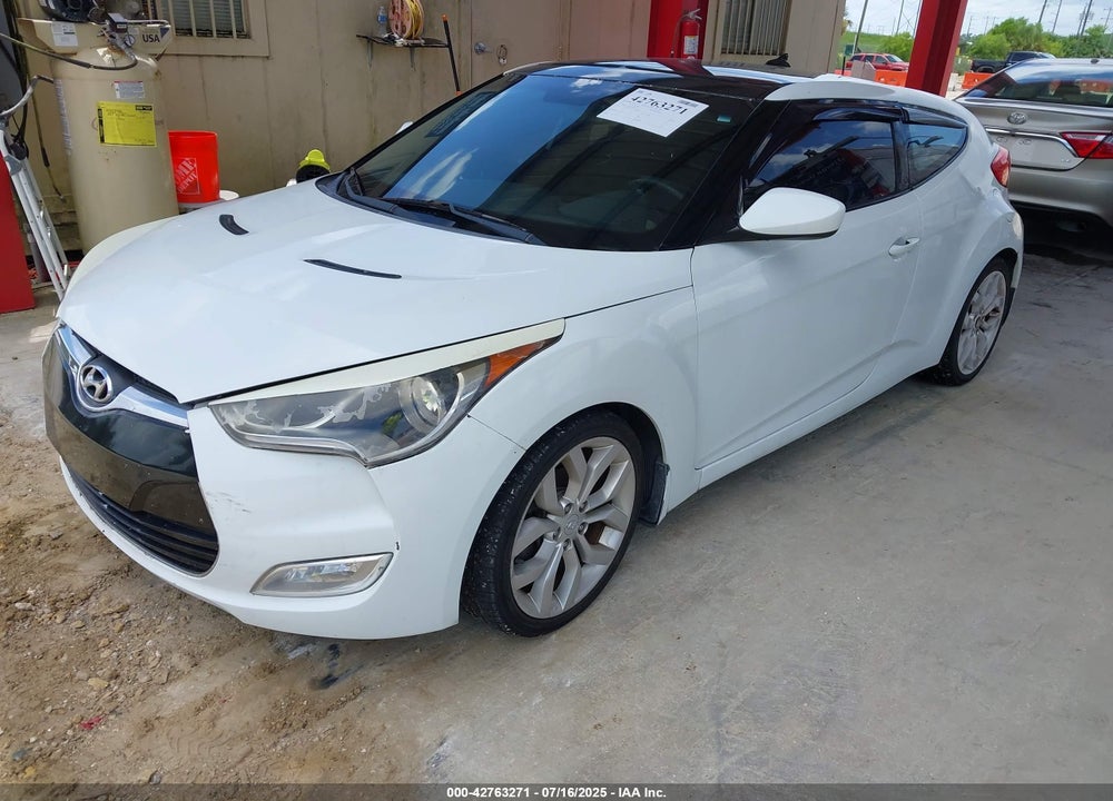 2013 HYUNDAI VELOSTER BASE W/GRAY VIN: KMHTC6AD4DU099795