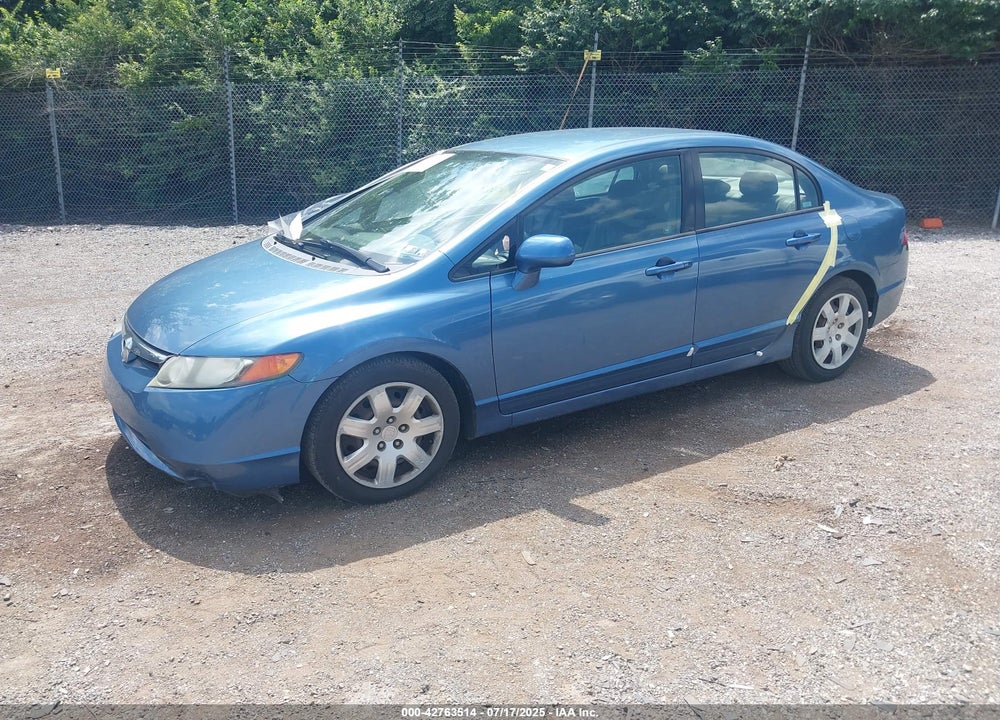 2006 HONDA CIVIC LX VIN: 2HGFA16596H524205