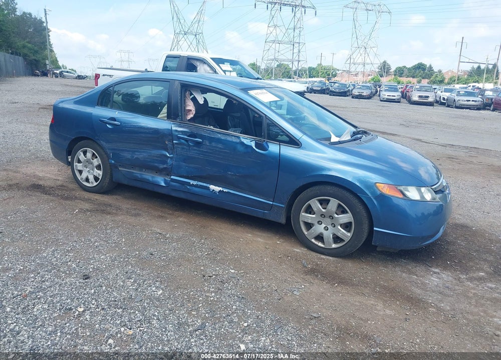 2006 HONDA CIVIC LX VIN: 2HGFA16596H524205