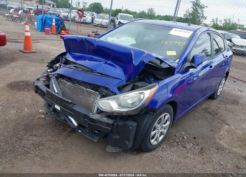 2013 HYUNDAI ACCENT VIN: KMHCT4AE0DU555675