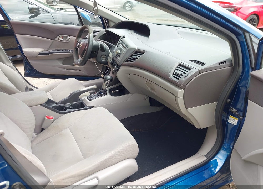 2012 HONDA CIVIC VIN: 19XFB2F50CE323737