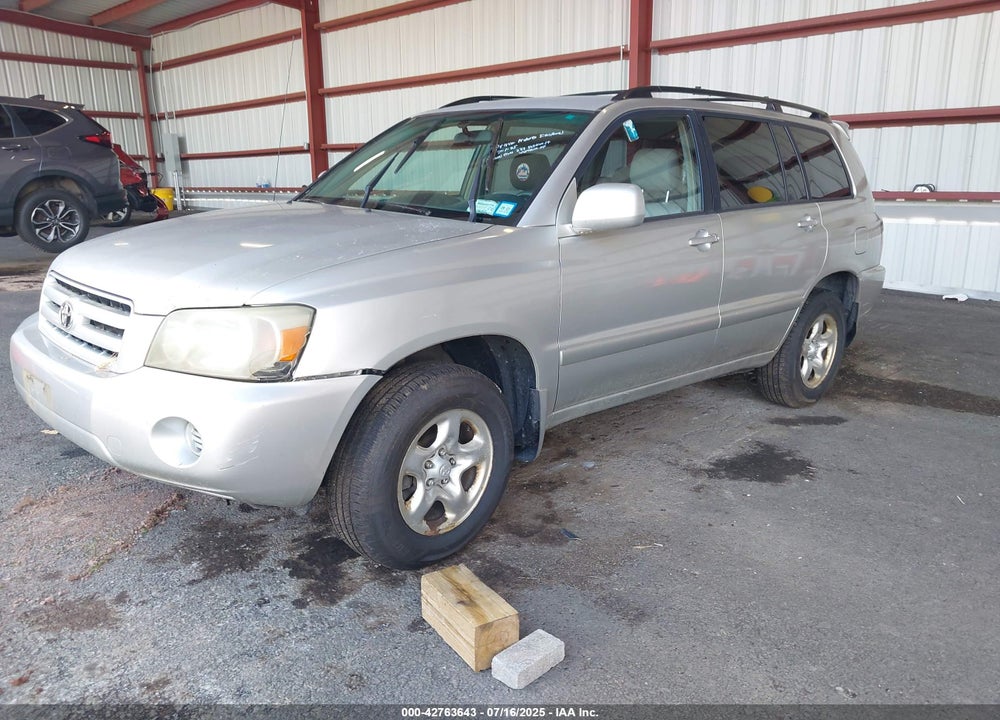 2006 TOYOTA HIGHLANDER VIN: JTEHD21A160044250