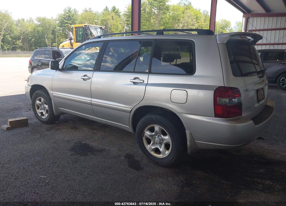 2006 TOYOTA HIGHLANDER VIN: JTEHD21A160044250
