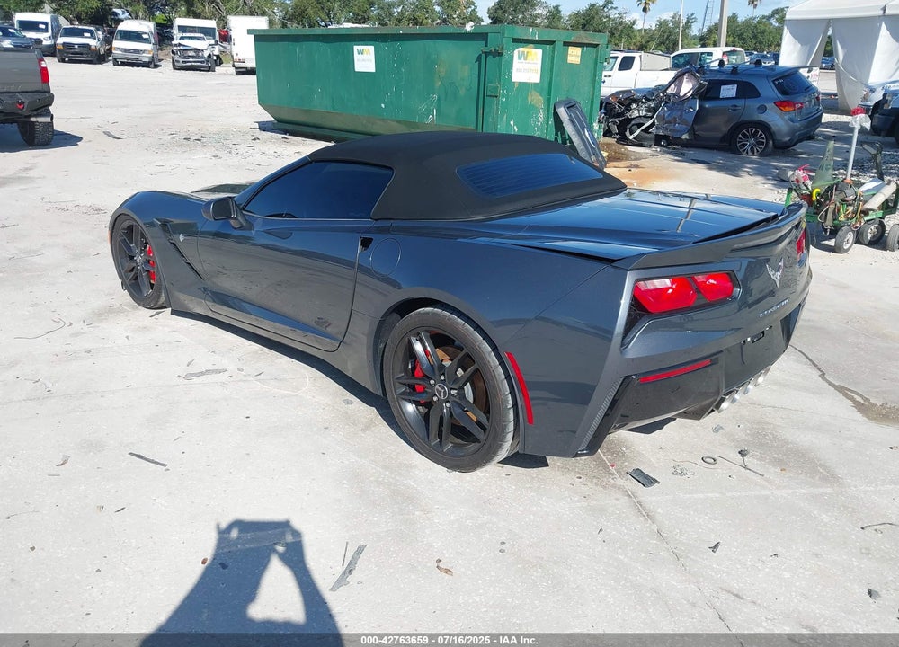 2014 CHEVROLET CORVETTE STINGRAY VIN: 1G1YL3D70E5110276