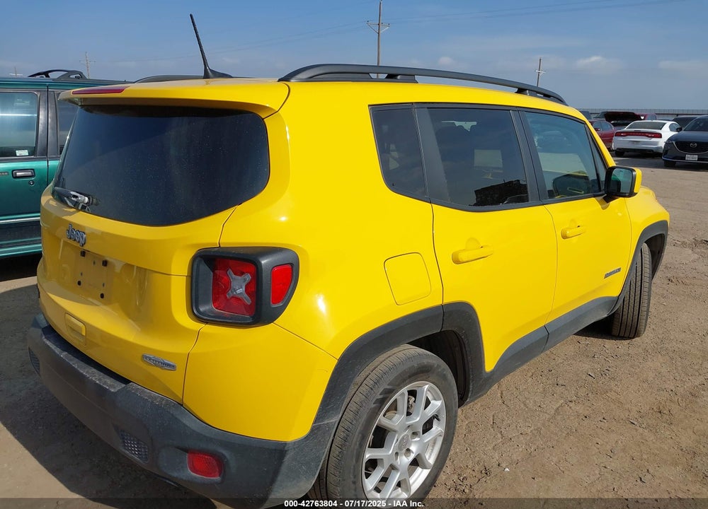 2019 JEEP RENEGADE LATITUDE FWD VIN: ZACNJABB4KPJ85980