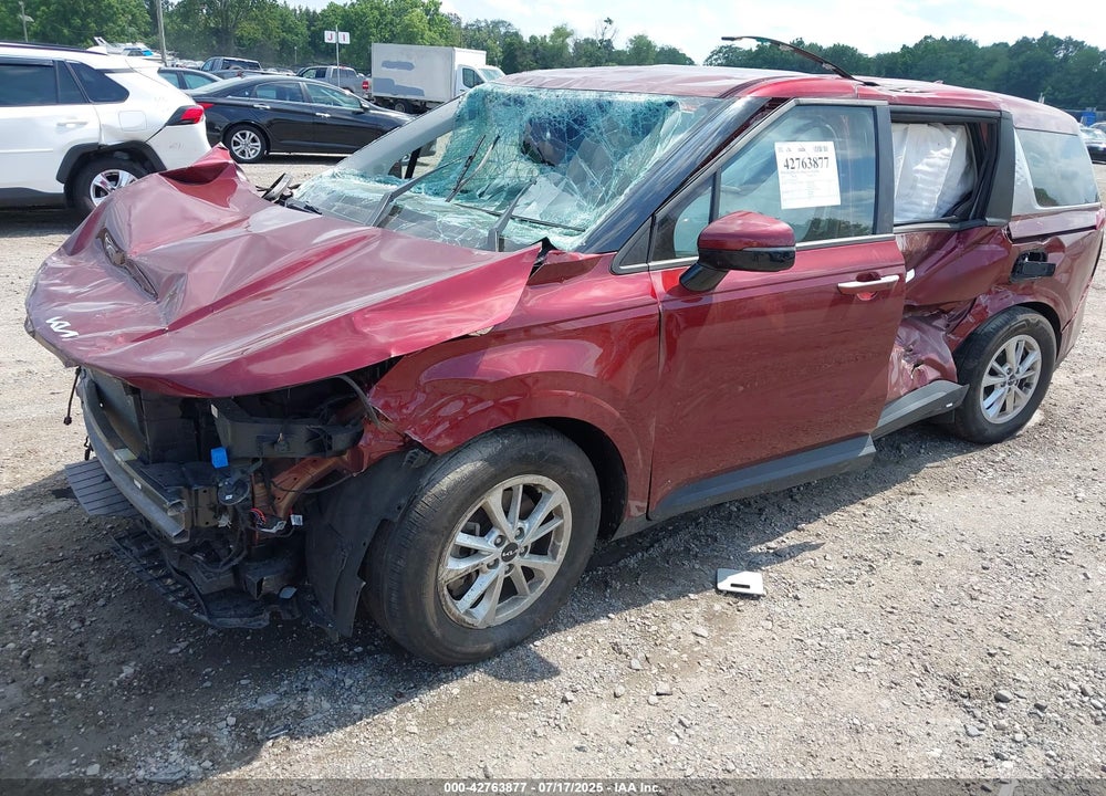 2023 KIA CARNIVAL MPV LX SEAT PACKAGE VIN: KNDNB4H32P6193555