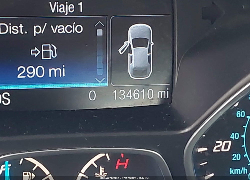2016 FORD ESCAPE VIN: 1FMCU0F72GUB97709