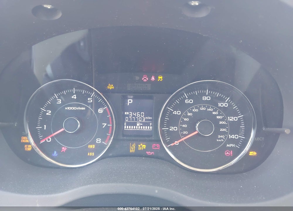 2015 SUBARU FORESTER VIN: JF2SJAWC6FH450373