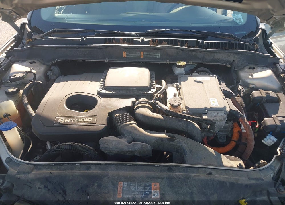 2019 FORD FUSION HYBRID SEL VIN: 3FA6P0MUXKR136938