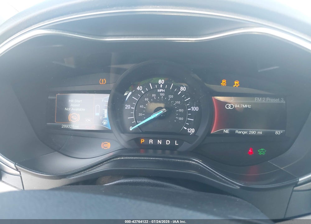 2019 FORD FUSION HYBRID SEL VIN: 3FA6P0MUXKR136938