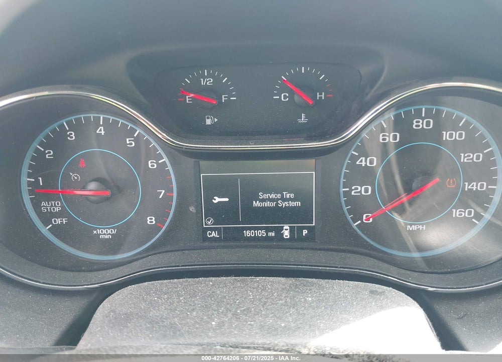 2016 CHEVROLET CRUZE VIN: 1G1BE5SM6G7312552