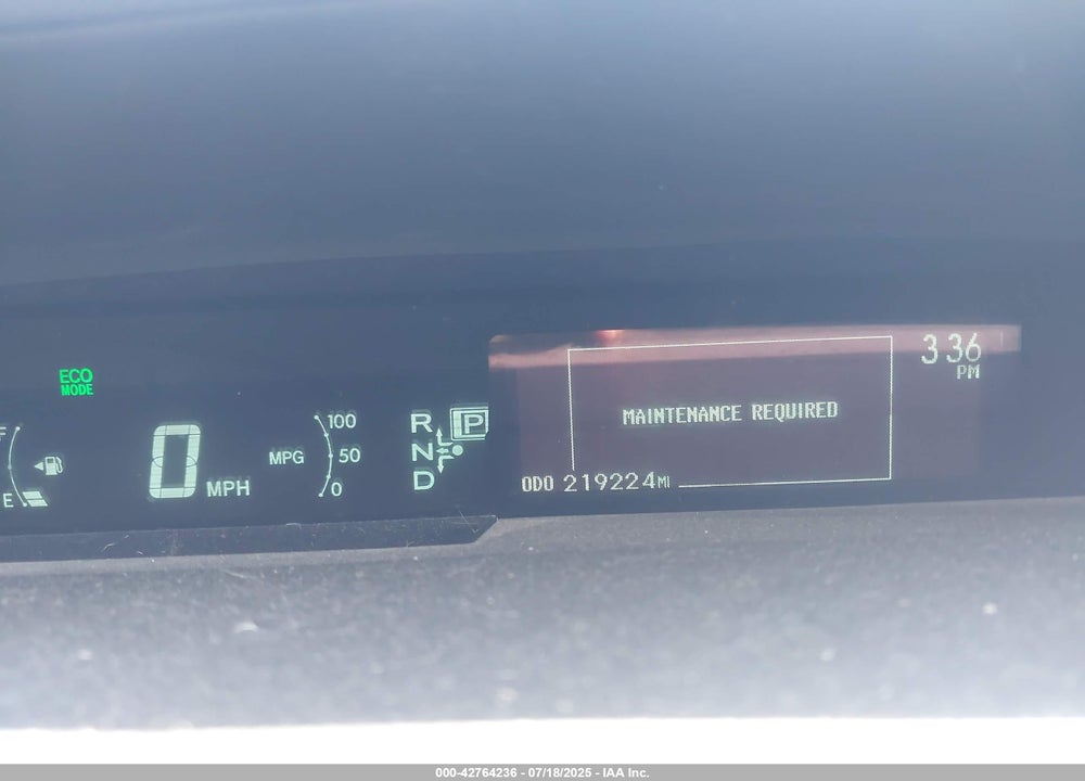 2012 TOYOTA PRIUS VIN: JTDKN3DU3C5525862