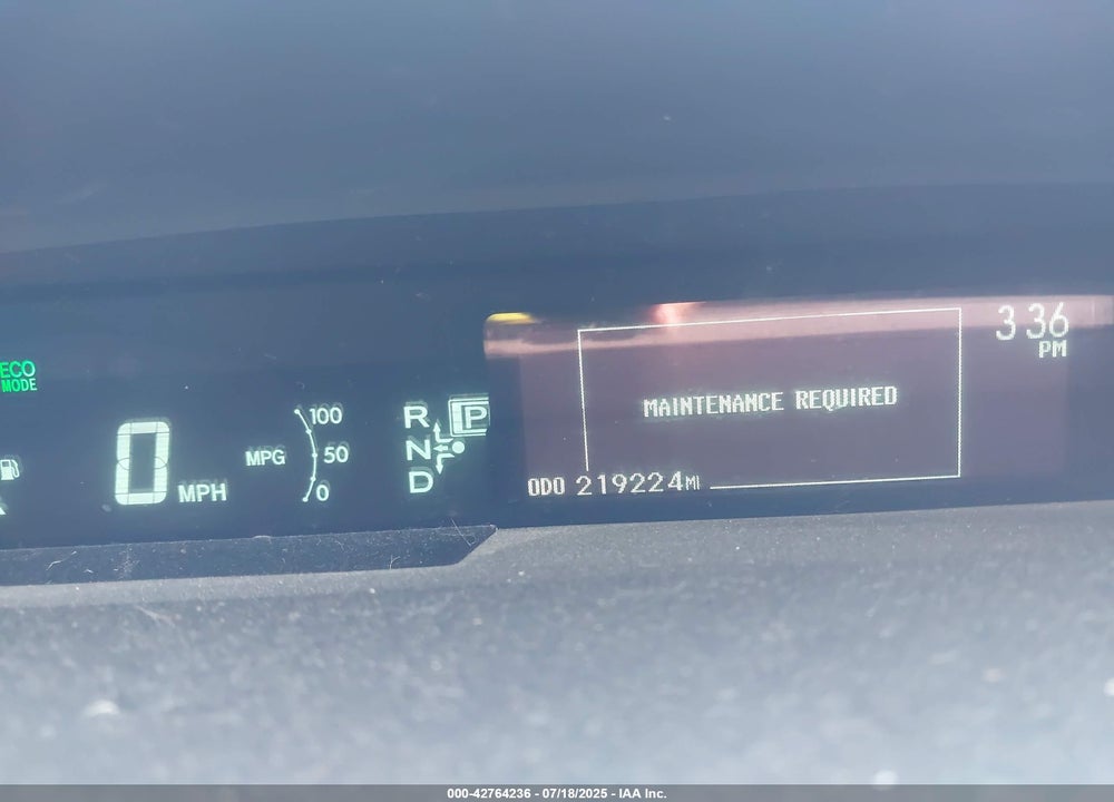 2012 TOYOTA PRIUS VIN: JTDKN3DU3C5525862