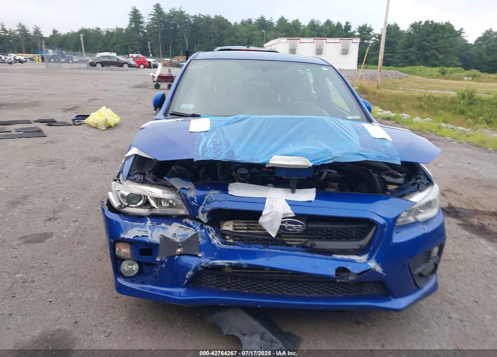 2016 SUBARU WRX VIN: JF1VA1E61G9822789