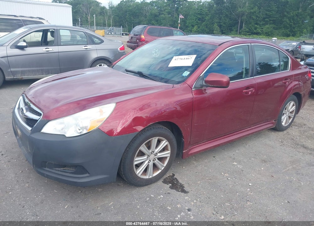 2012 SUBARU LEGACY VIN: 4S3BMAG68C1027538