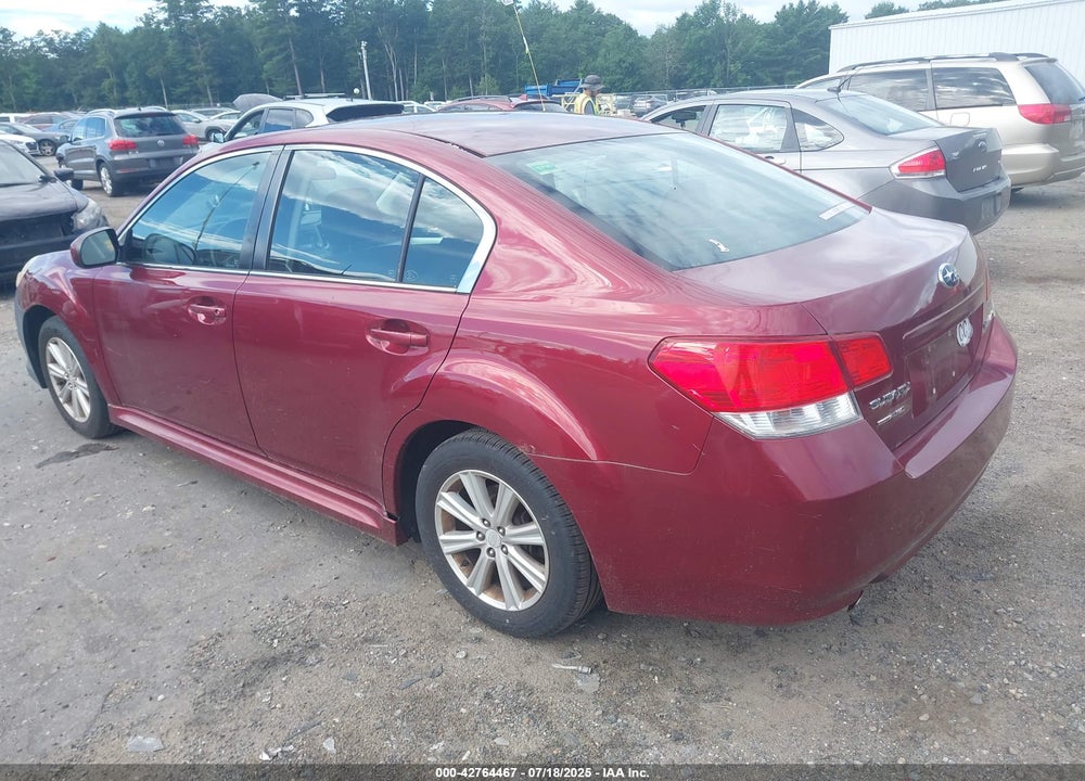 2012 SUBARU LEGACY VIN: 4S3BMAG68C1027538