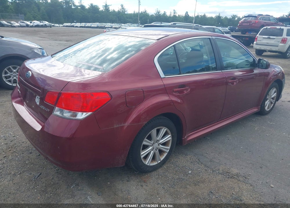 2012 SUBARU LEGACY VIN: 4S3BMAG68C1027538