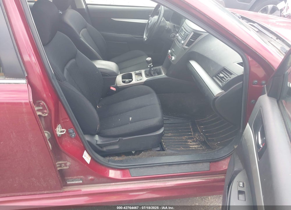 2012 SUBARU LEGACY VIN: 4S3BMAG68C1027538